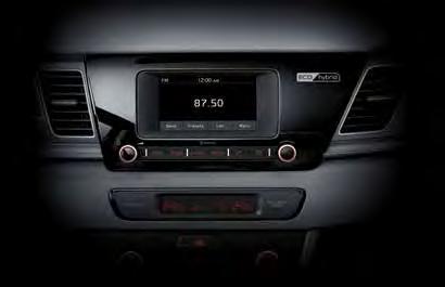 5" TFT LCD audio pekskärm Inkluderar funktioner såsom kontroll av