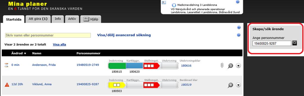 15. Samordnad individuell plan (SIP) SIP är en egen process/ärende i Mina planer. I systemet kan det endast finnas en aktiv SIP, en redan befintlig SIP ska uppdateras eller avslutas.