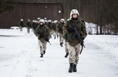 Att klara av militärutbildningen är inte på något sätt övermäktigt för en ung frisk person, men det förutsätter god fysisk kondition och muskelkondition.