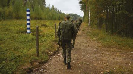 Gränsbevakningsväsendet lyder under Inrikesministeriet. Dess uppgift är att upprätthålla gränssäkerheten.