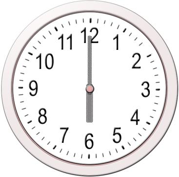 dygn 2 varv per dygn motsvarar I digital form: I digital form: 02:50 motsvarar 06:00 a) Vilken tid visar den vanliga klockan då den