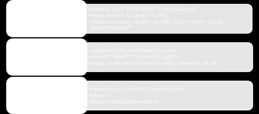 *** Utredningen syftar bland annat till att kunna identifiera om barnet har ett problematiskt alkohol- och drogbruk och om fungerande stöd runt barnet saknas.