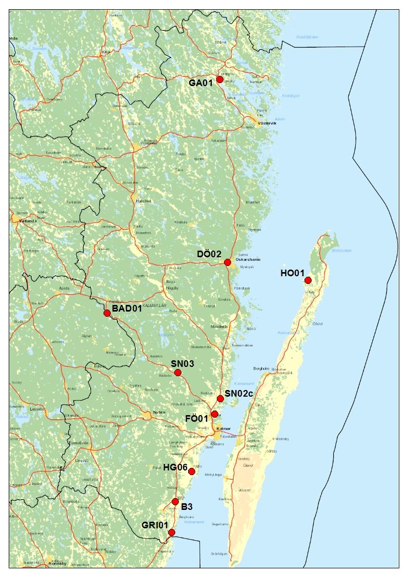 4 KISELALGER I KALMAR LÄN 2015 Figur 2.