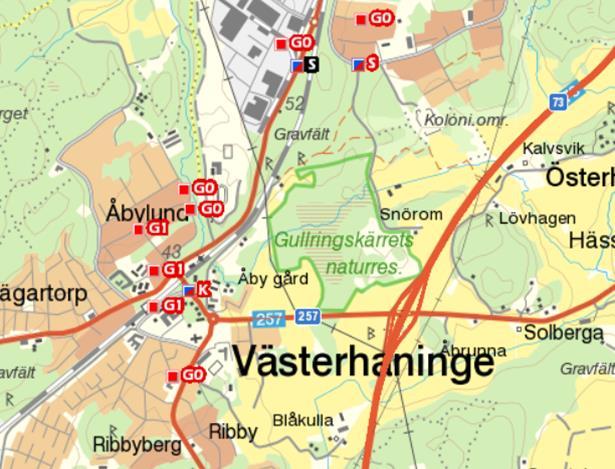 Figur 7 Dödade och allvarligt skadade, Handen och Brandbergen,