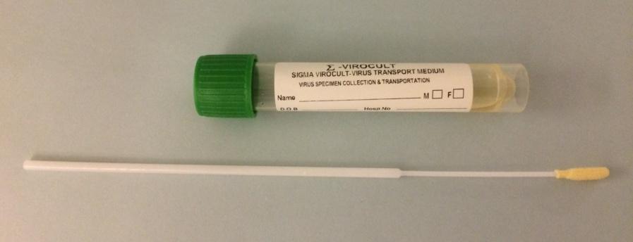nasofarynx för Influensa A- och B- virus, RS-virus.