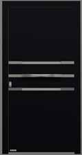 Draghandtag ALUMINIUM ALBA 90 mm Svart (RAL 9005) utsida: