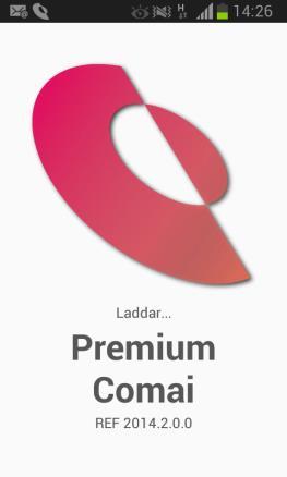 6 4 Starta Premium Comai Om Premium Comai redan är startad i din smartphone/surfplatta, gå vidare till punkt 4.1.
