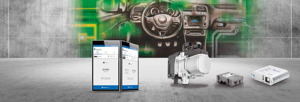 NYA EASYSTART WEB ÄR FRAMTIDSSÄKER DET INTEGRERADE VÄRMESSYSTEMET FRÅN EBERSPÄCHER Den nya värmaren Hydronic S3 Economy, den unika fläktstyrningen EasyFan och det allra senaste