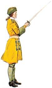1680 Trooper with overcoat around 1680