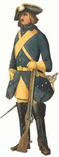 Bodyguard trooper about 1705 Sören Henriksen