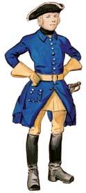 omkring 1700 Provost marshal and NCO Västgöta