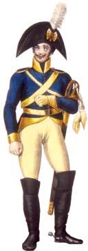 1780 Trooper Northern Scanian Cavalry Regiment about 1779 R Knötel