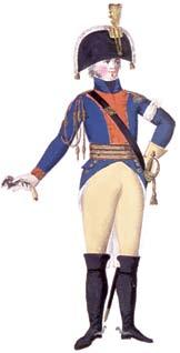 Brigade Cuirassier Corps about 1800 C G Gillberg Drabantofficer och livdrabant daglig dräkt omkring 1805 Bodyguard