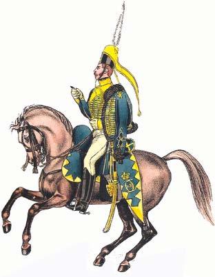 Husarer Livregementets husarkår 1815 Troopers Life