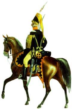 Regiment Hussar Corps with pelisse and gaiters about