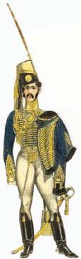husarregementet 1822 Troopers Småland Hussar Regiment