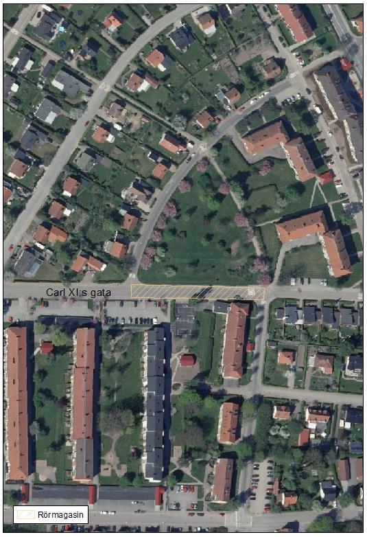 3.2.3 Åtgärdsförslag SV-3. Underhåll av rörmagasin i Carl XI:s gata. Lokalisering: I Carl XI:s gata finns ett rörmagasin som en förstärkande kapacitetsåtgärd på ledningsnätet.