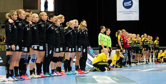 Damerna: 10 säsonger i Champions League, 2 i EHF Cup och 2 i