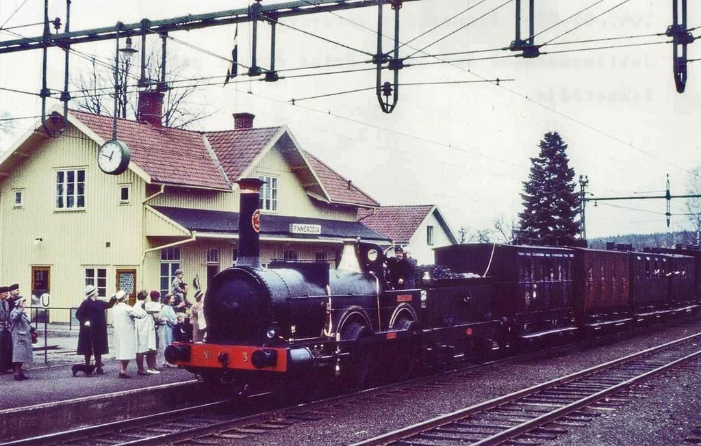 Historiska tåget har stannat till
