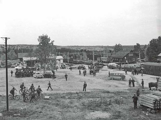 1957 var det en stor militärövning i Finnerödja.