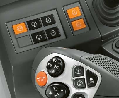 Motorvarvtalet och transmissionens utväxling regleras automatiskt för optimal verkningsgrad och optimerad bränsleförbrukning.