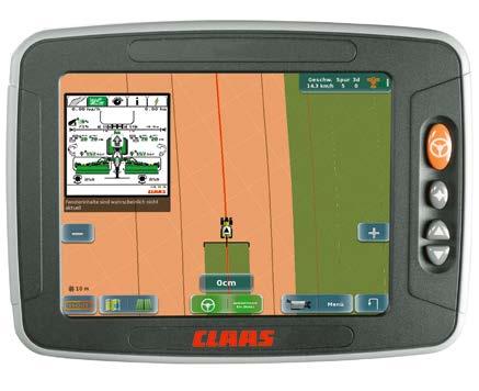 Display 10,4 tum Display 7 tum Allt efter behov. EASY on board app. Med mobila displayer erbjuder CLAAS den flexibla lösningen för ISOBUS och styrsystem.