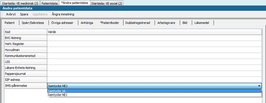 SMS-påminnelse Den 1 september 2017 aktiveras funktionen för att skicka SMS-påminnelse till patienter inför bokade mottagningsbesök.