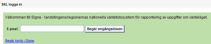 Allmän infrmatin Resultaten från den sjukhusövergripande ch klinikvisa jurnalgranskningen ska rapprteras in i IT-systemet SiGN-e sm nås via webbadressen http://signe.vantetider.