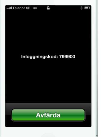 Välj m engångslösenrdet ska skickas via SMS eller EMAIL Engångslösenrdet är giltigt i 30 minuter ch består av en sexsiffrig kd. 3. Engångslösenrdet kmmer sm SMS ifall det finns ett mbilnummer angivet sedan tidigare.