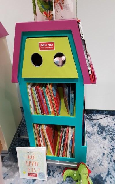 I Poznan har man genomfört ett projekt med ett kringåkande bibliotek i miniatyr med gott resultat I Polen har de haft med ett projekt för att locka till läsning på sjukhuset; Ett rullande bibliotek;