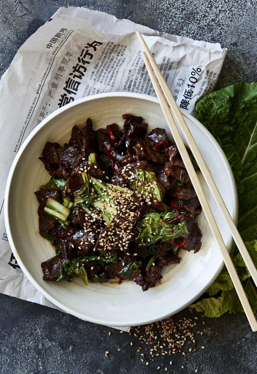 Bulgogi En koreansk rätt som serveras vid alla typer av firande. Ingredienser och sätt att tillaga denna rätt kan variera beroende på var i Korea man är och vilken säsong det är.