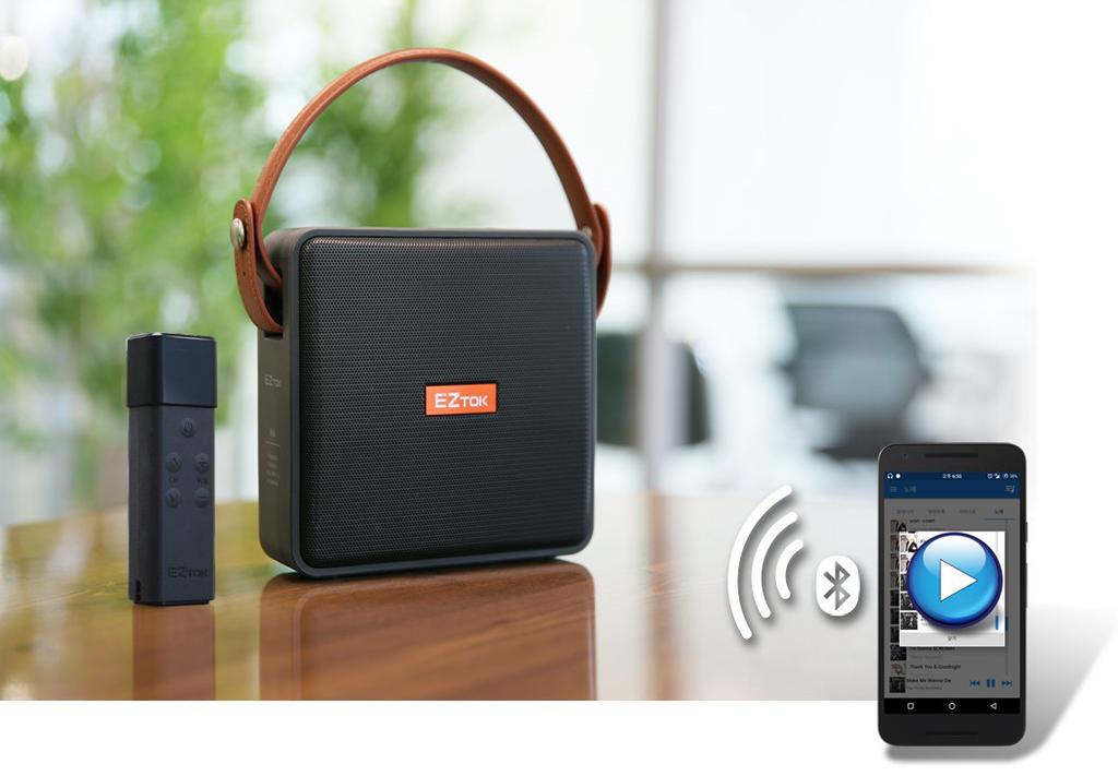 Säker Bluetooth koppling. Mikrofon med upp till 6 timmars användningstid.