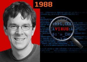 Malware - Morris masken 2 november 1988 Robert Morris skapade den första Internet masken med 99 rader kod. När Morris mask släpptes infekterades 10 % av alla datorer på Internet.