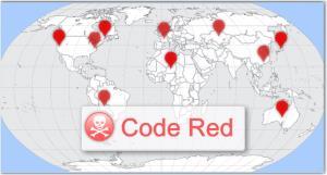 Malware - Code Red mask I juli 2001 angreps webbservrar på Internet av Code Red masken som lyckades infektera över 350 000 servrar.