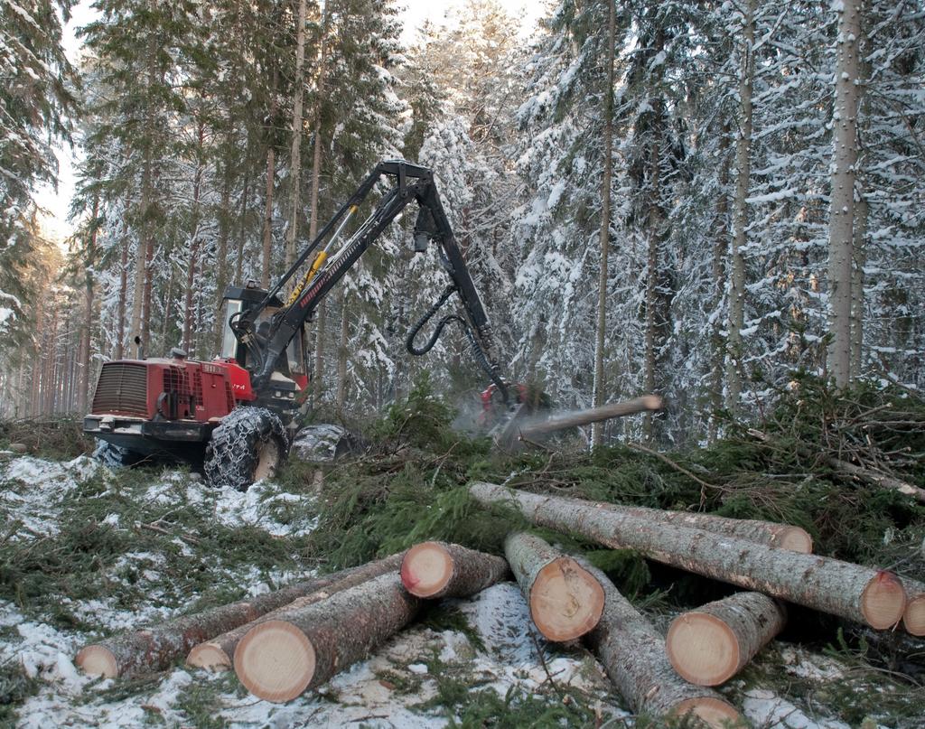 ARBETSRAPPORT 981-2018 Utvärdering av utbytesprognoser med skördardata Evaluation of yield