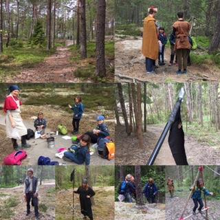 Meddelandet löd: "Orvar är borta, kom och hjälp oss i Törnrosdalen". Scouterna fick också ett chiffer med lösenord och en påse guldpengar som de kunde ha användning för under sin vandring.