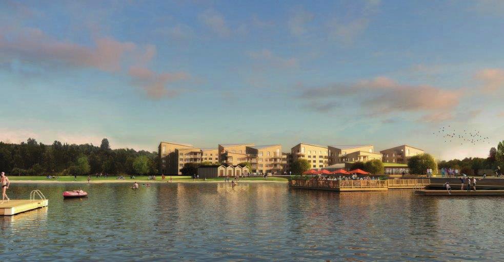 Den befintliga bostadsbebyggelsen i Lindö idag domineras således av villor, men innehåller även radhus och några få flerbostadshus i stadsdelens västra del.