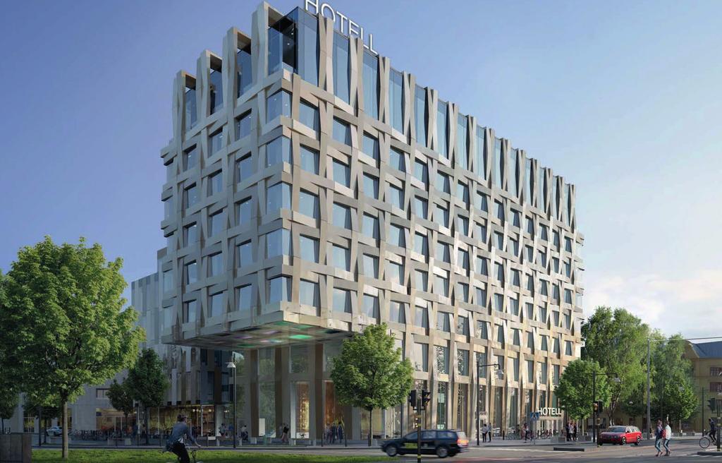 Kvarteret Svea, Skanska Sverige AB och Reflex arkitekter, byggstart 2018.