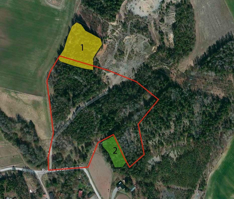 Byrsta Ersätt Ersätt 8:1 med och med sidhuvud Byrsta 1:7 Beskrivning av området Området som planeras att tas i anspråk ligger i skogsbrynet på västra sidan av Uringeån ca 300 m från vägg 225, och