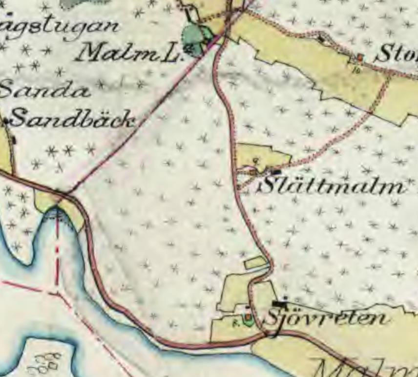 Torrgran med spår av bronshjon (S) 22.