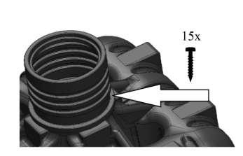 Be sure to fill in around the lower edge and the holes for threading so that the tank is well supported. Do NOT use vibratory plate compactors when backfilling!