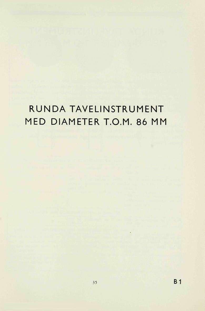 RUNDA TAELINSTRUMENT MED