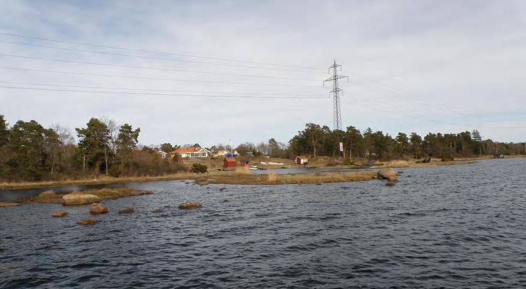 Figur 2. Sträckan vid Drag. Figur 3. Badplatsen vid Södra Dragsviken.