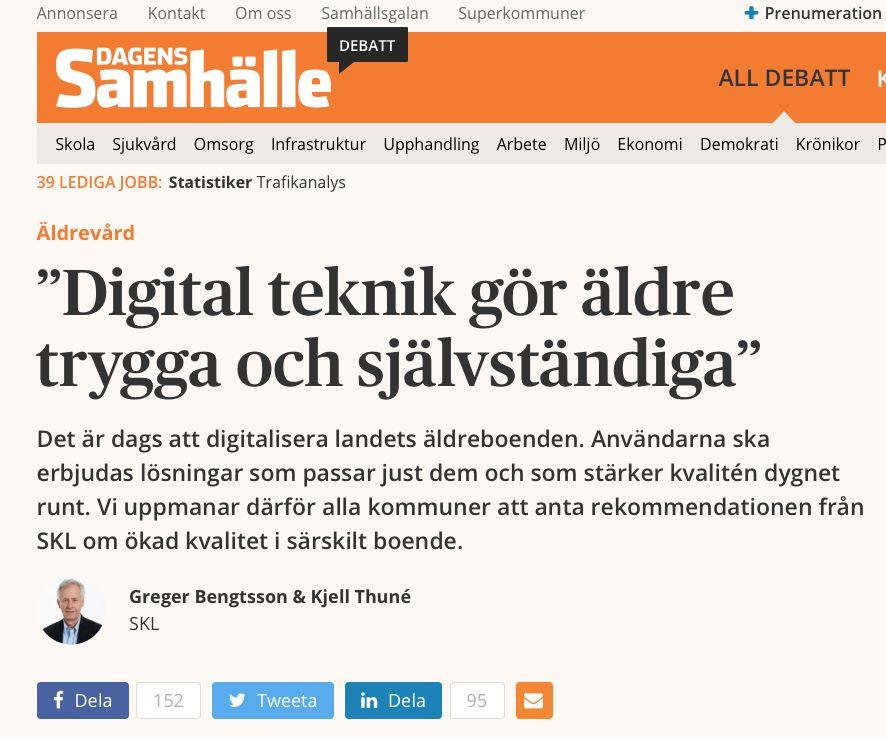Fyra utgångspunkter: Individens behov; användning av välfärdsteknik, arbetssätt samt tydligt ledarskap.
