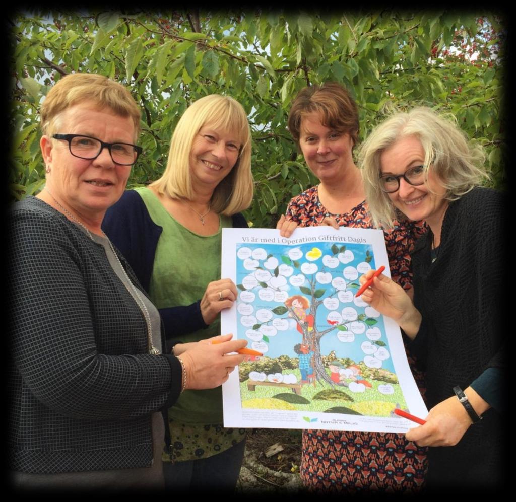 r 2015 tog föreningen initiativ till Operation giftfritt dagis för de åländska kommunerna efter modell från Svenska Naturskyddsföreningens Operation giftfri förskola.