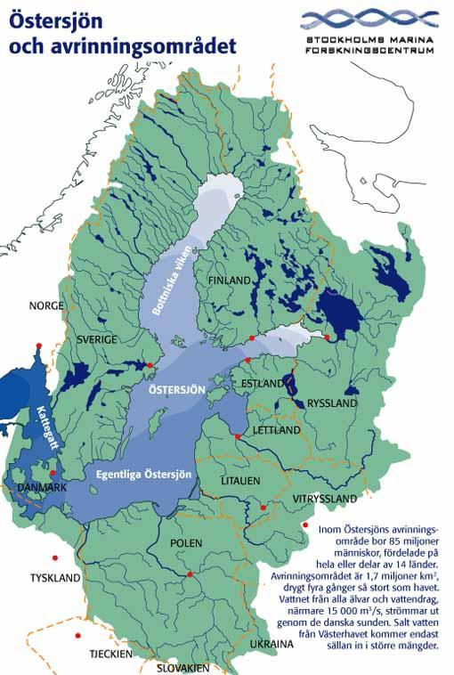 3 (14) Vattnets omloppstid i Östersjön är ca 30 år. Därför sker vattenvårdsarbetet på mycket lång sikt och gjorda satsningar märks först efter många år.