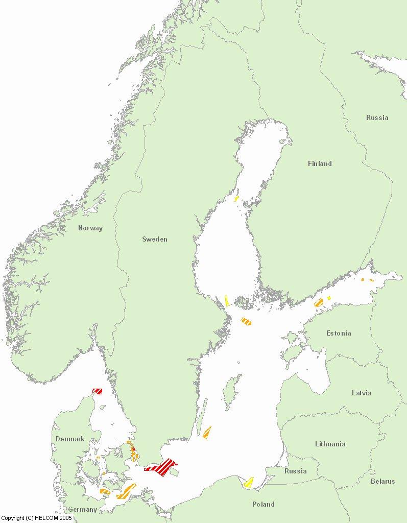 Figurer och tabeller Figur 1. Karta över områden med särskild olycksrisk.