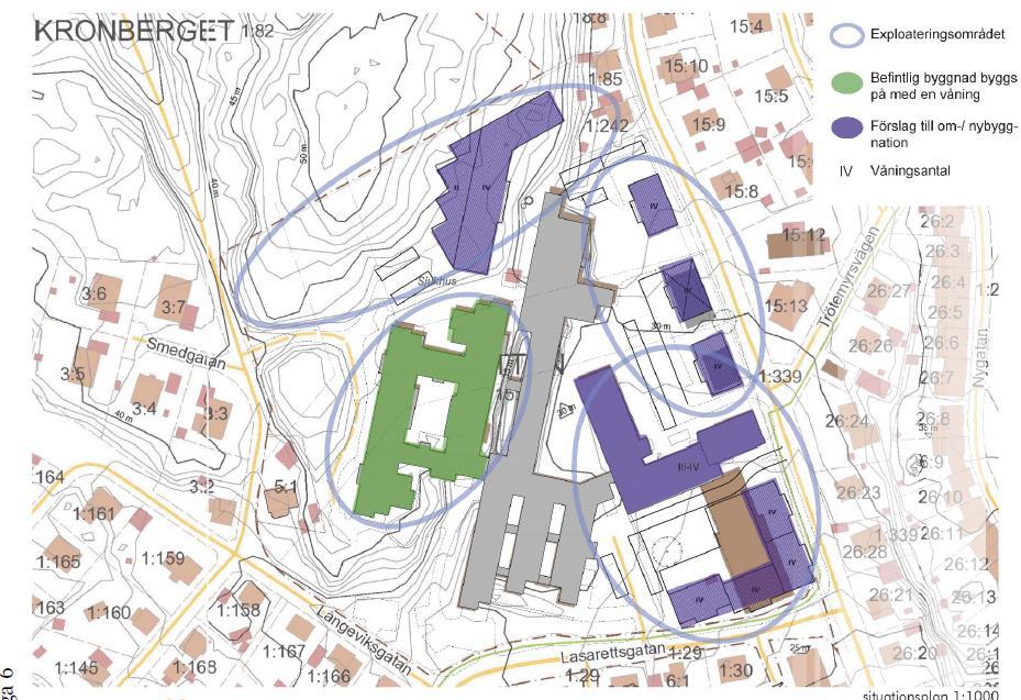 A C B D Figur 1-2: Indelningen av tilltänkta områden, bild hämtad från Förfrågningsunderlaget.