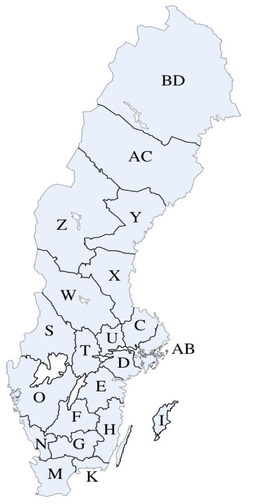 Deltagare Femton landsting deltar i kvalitetsregistret 2017: Västernorrland, Dalarna, Värmland, Uppsala,