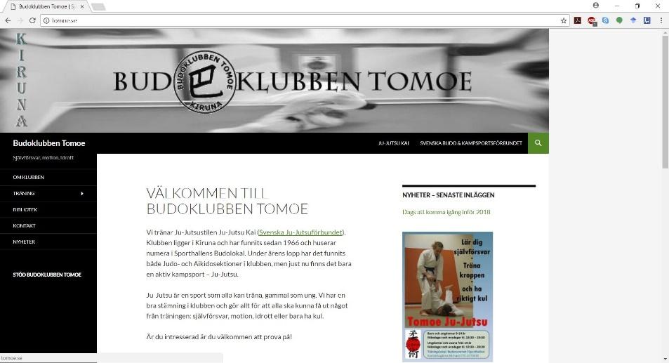 Budoklubben Tomoe http://www.